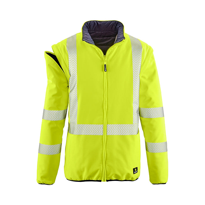 4PROTECT Warnschutz-Softshellwendejacke RENO