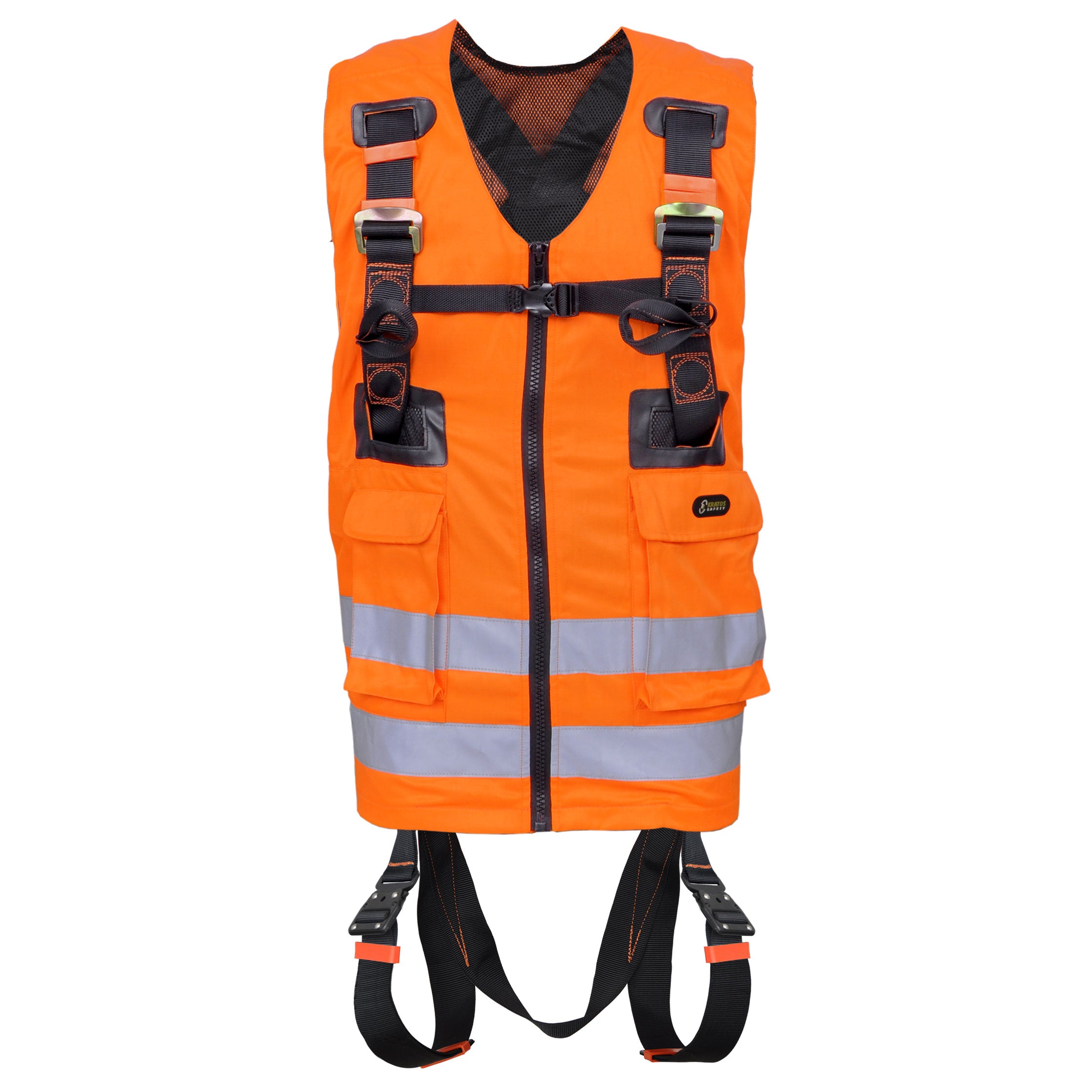 Warnweste mit integriertem Auffanggurt REFLEX 2- Kratos Safety®