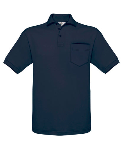 Unisex Polo Safran Pocket