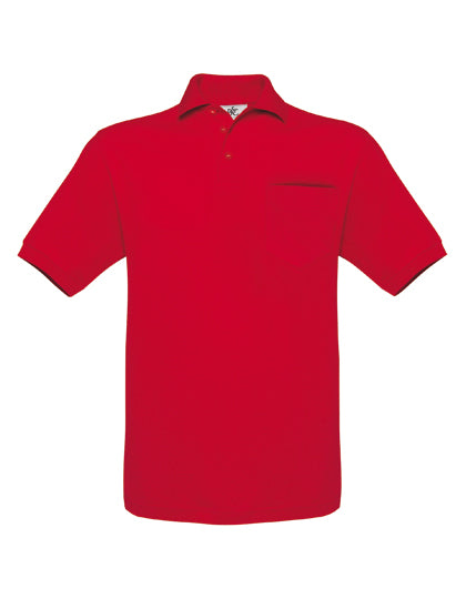 Unisex Polo Safran Pocket
