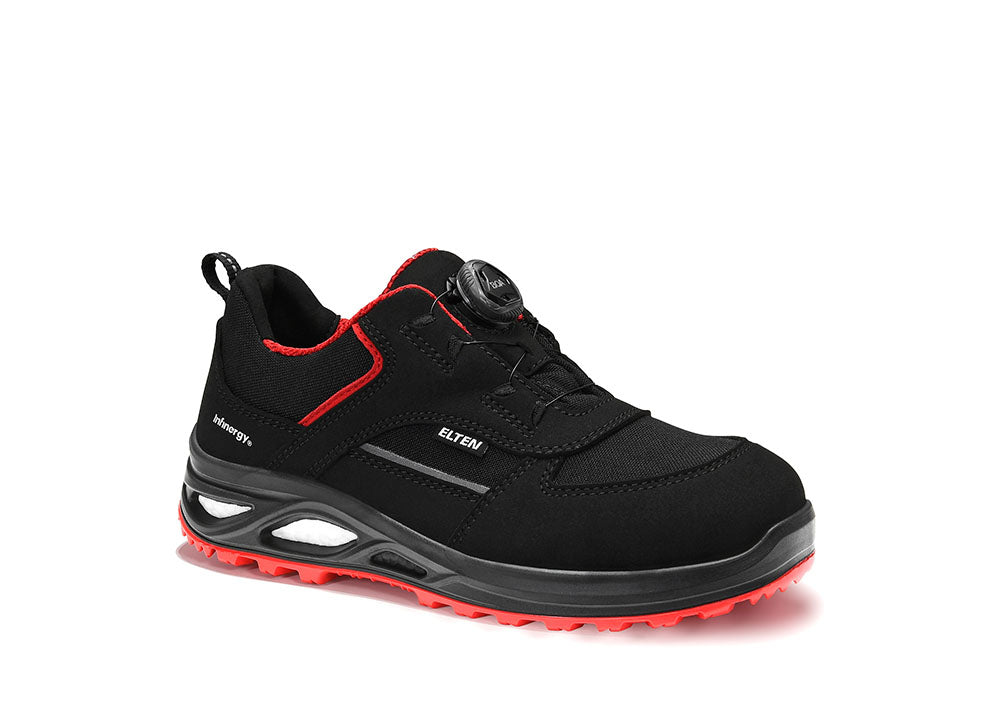 Hannah XXTL BOA® black-red Low ESD S3-Damen-Sicherheitshalbschuh ELTEN