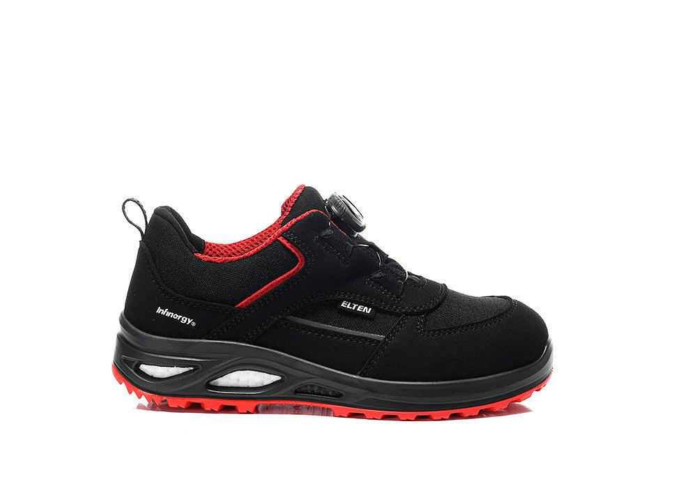 Hannah XXTL BOA® black-red Low ESD S3-Damen-Sicherheitshalbschuh ELTEN