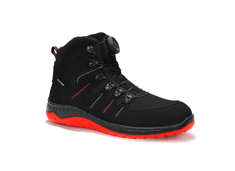 Maddox BOA® black-red Mid ESD S3-Sicherheitsstiefel ELTEN