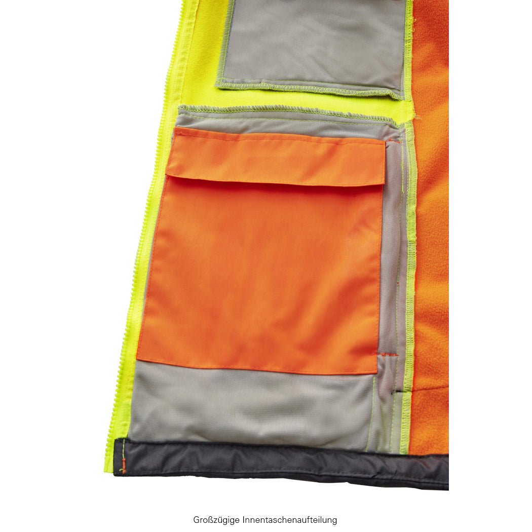 4PROTECT Warnschutz-Softshelljacke HOUSTON