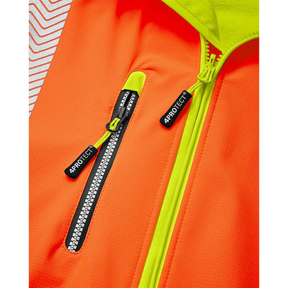4PROTECT Warnschutz-Softshelljacke HOUSTON
