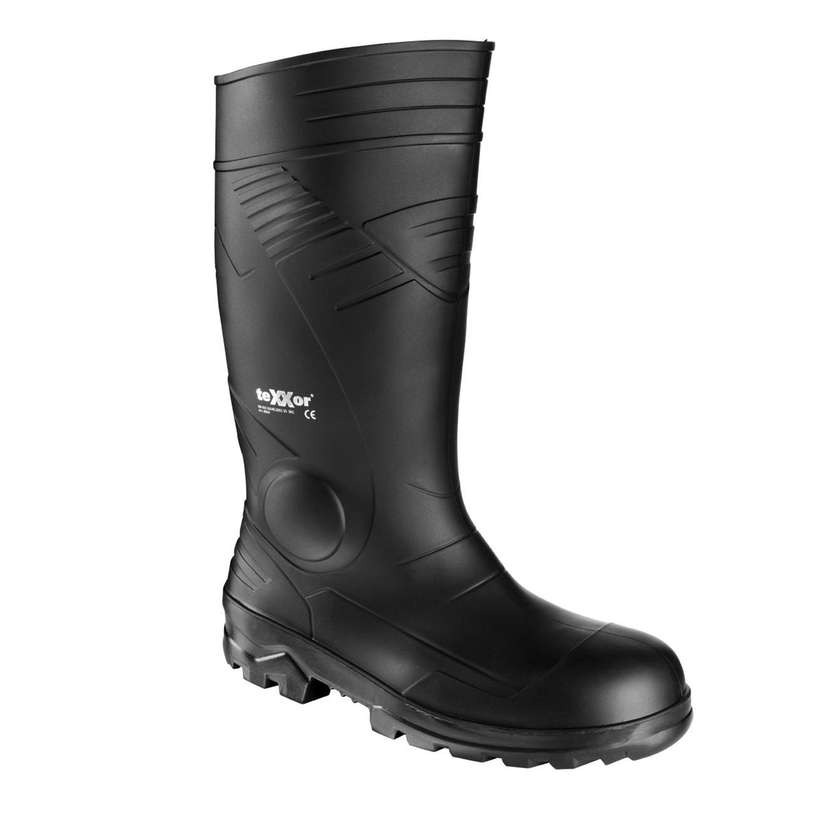 S5 PVC-Sicherheitsstiefel teXXor schwarz