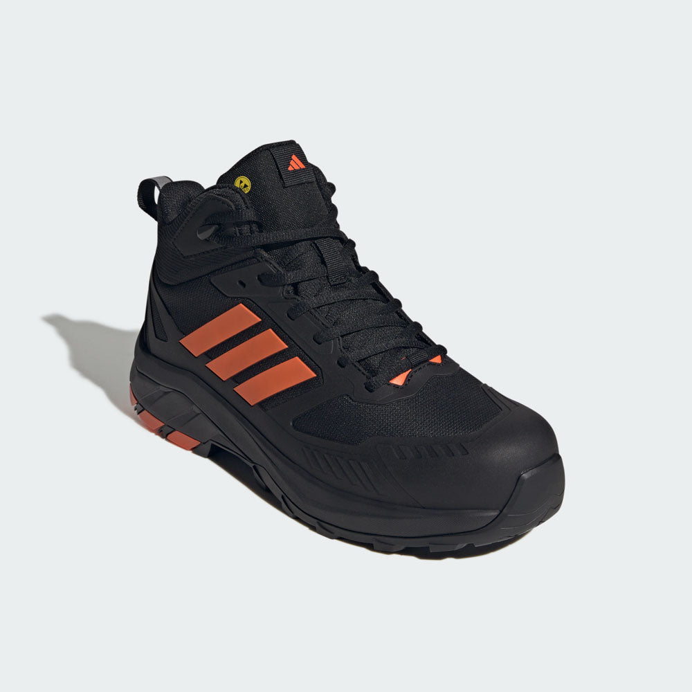 adidas GRADIX MID Herren S3S ESD Sicherheitsschuh schwarz/orange