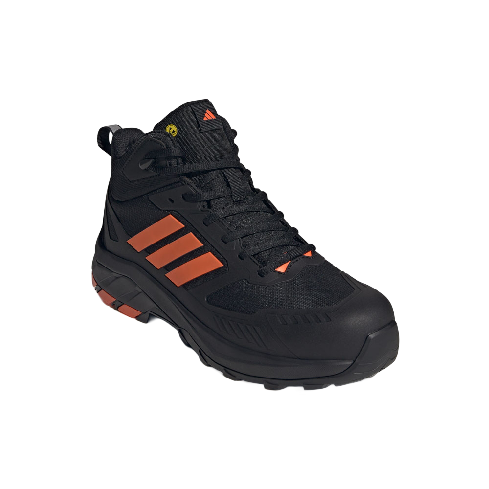 adidas GRADIX MID Herren S3S ESD Sicherheitsschuh schwarz/orange