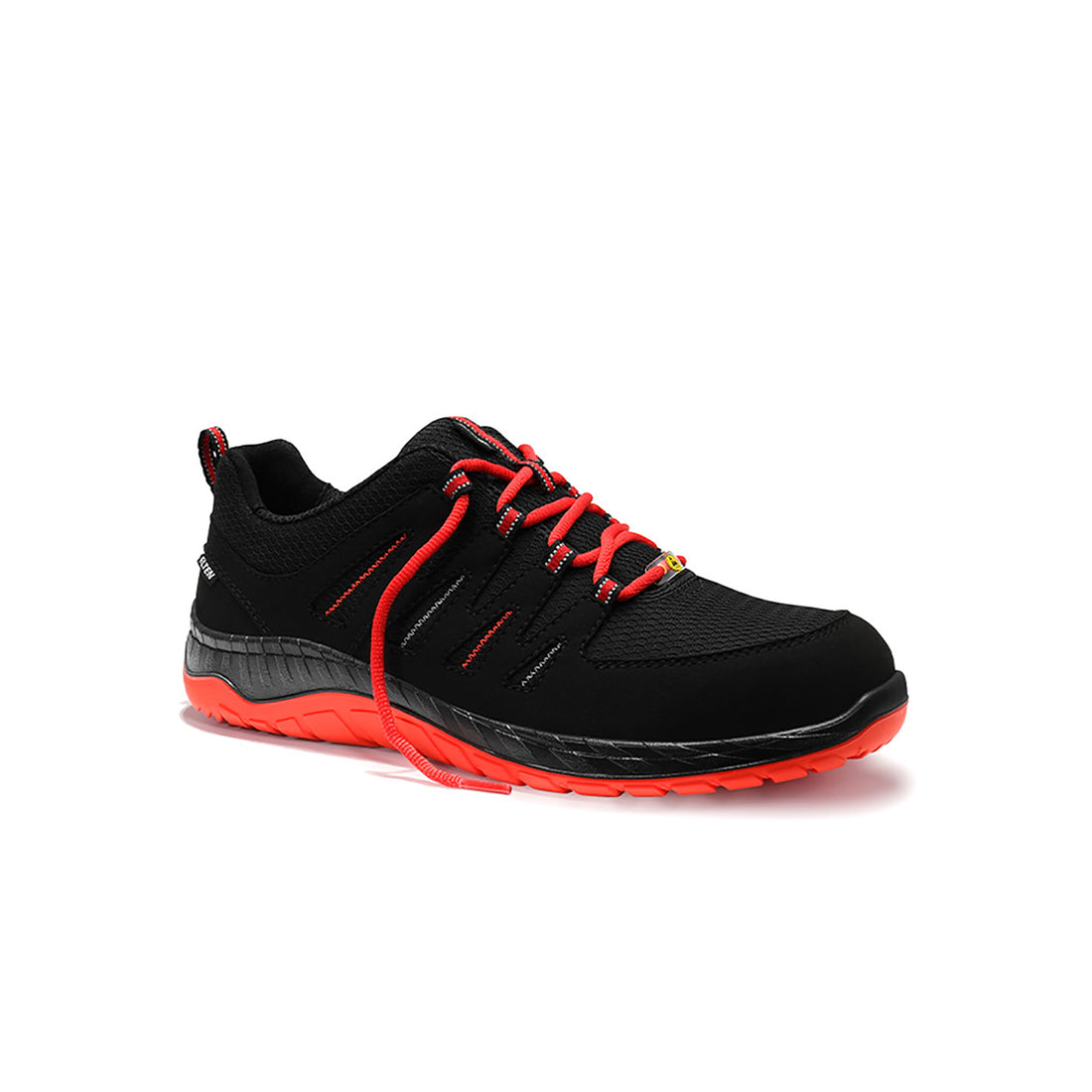 Maddox black-red Low ESD S3-Sicherheitshalbschuh ELTEN
