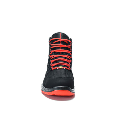 Maddox black-red Mid ESD S3-Sicherheitsschnürstiefel ELTEN