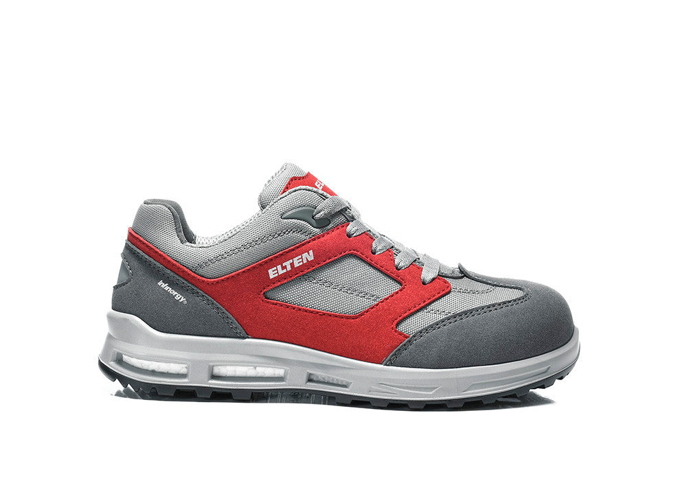 TRAVIS XXT grey-red Low ESD S2-Sicherheitshalbschuh ELTEN
